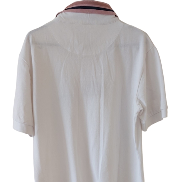 Vivienne Westwood White Size M Krall Polo Shirt Tipped Collar Embroidered Orb. - Picture 5 of 10
